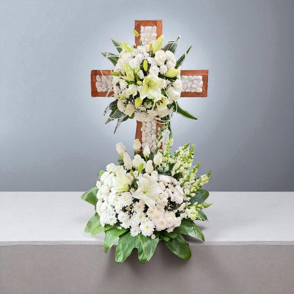 Arreglo de Cruz Fúnebre CDMX
