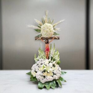 Cruz Floral con Imagen