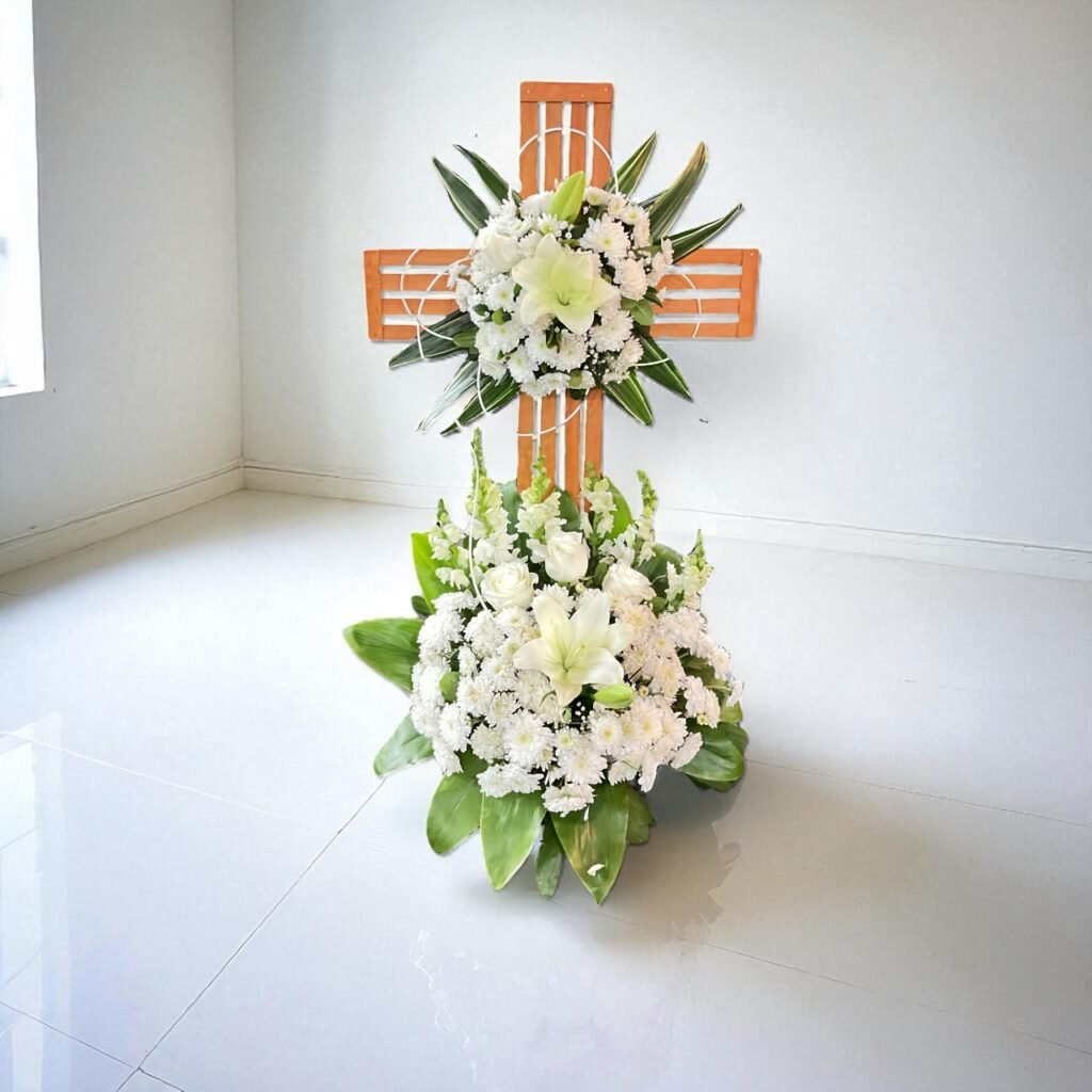 Cruz Floral de Rayas